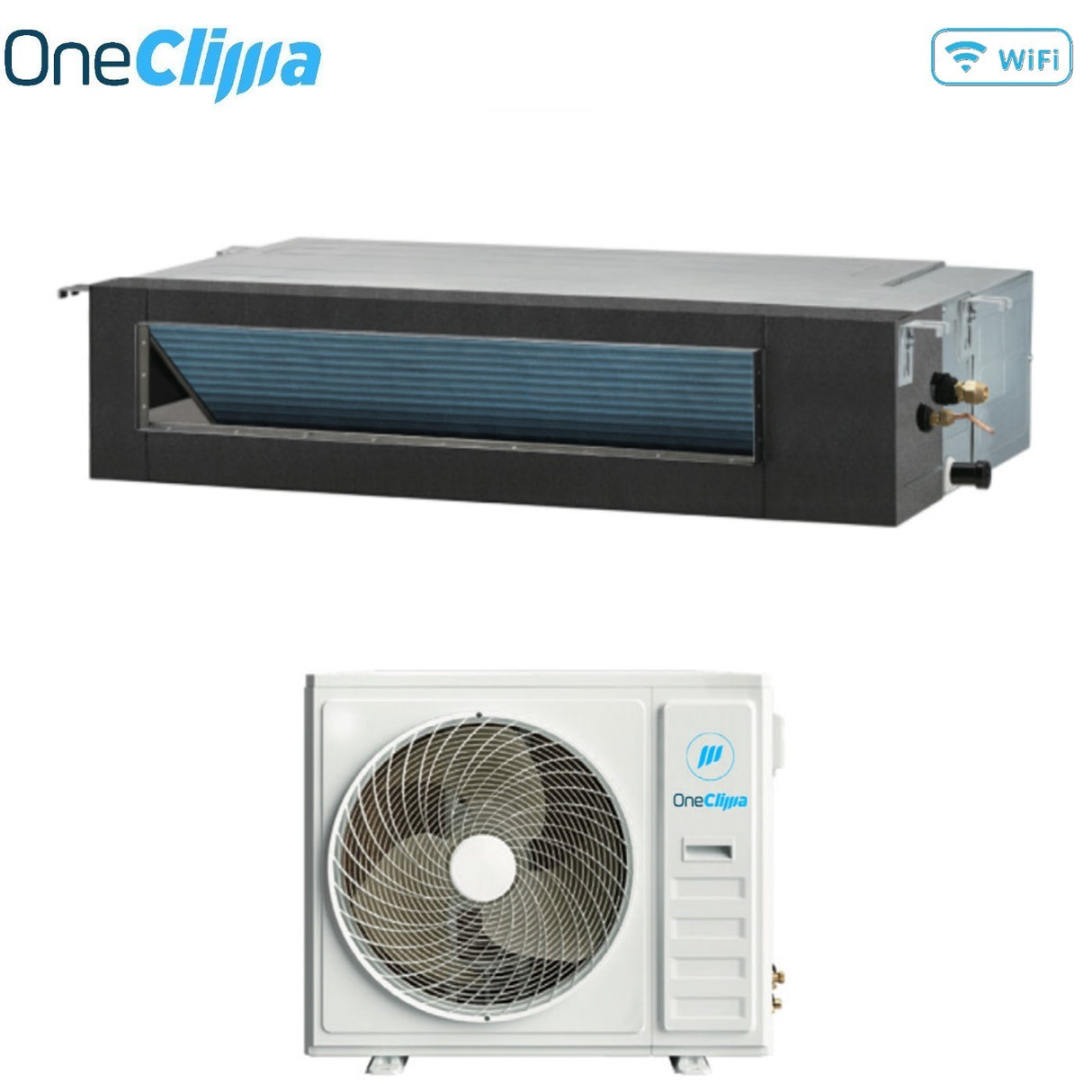 Climatizzatore Condizionatore OneClima Inverter Canalizzato 60000 Btu AIR 55 CNL-T R-32 Trifase Wi-Fi Optional con Telecomando di serie Incluso