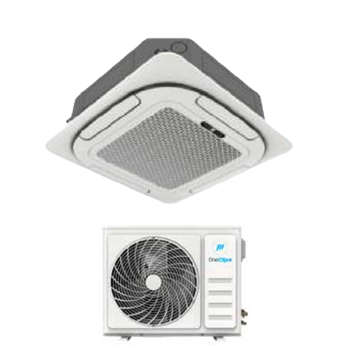 Climatizzatore Condizionatore OneClima Inverter Cassetta 4 Vie 24000 Btu AIR-24 CST-M R-32 Wi-Fi Optional Griglia Inclusa e Telecomando di Serie