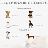 easycomfort easycomfort divanetti per cani chaise longue ottomana per animali nero 82.5x45x41.5cm