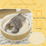 easycomfort easycomfort lettino per cani e gatti di piccola taglia in truciolato con fondo rialzato e cuscino 48x24 5 cm