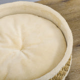 easycomfort easycomfort lettino per cani e gatti di piccola taglia in truciolato con fondo rialzato e cuscino 48x24 5 cm