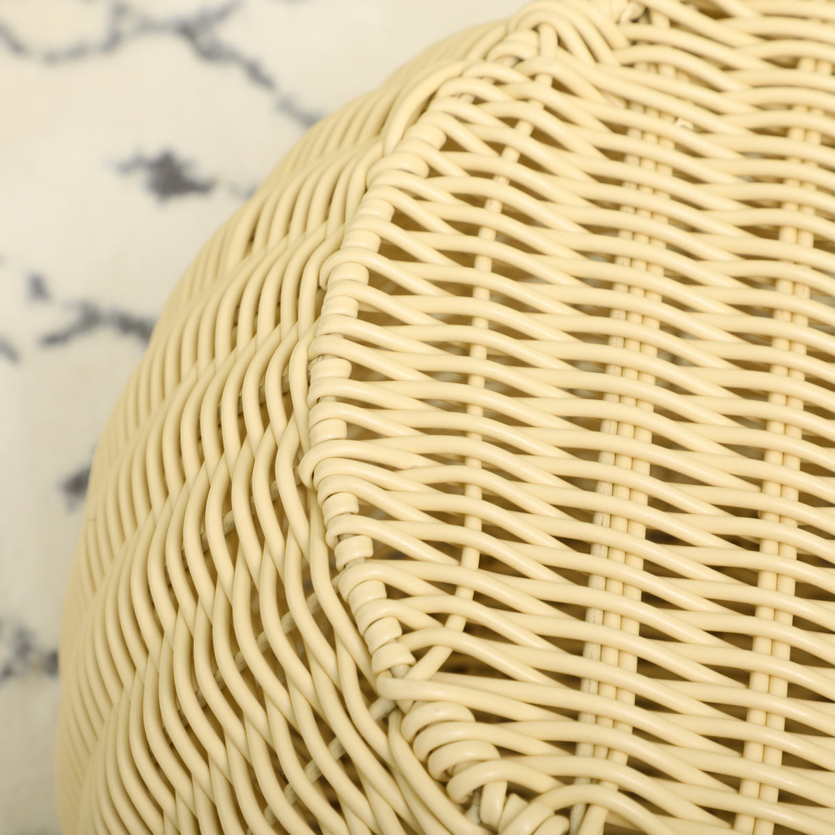 easycomfort casetta per gatti a 2 livelli in rattan pe con cuscino lavabile o40x30 cm beige