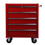 easycomfort easycomfort carrello cassettiera porta utensili per officina rosso 67.5x33x77cm