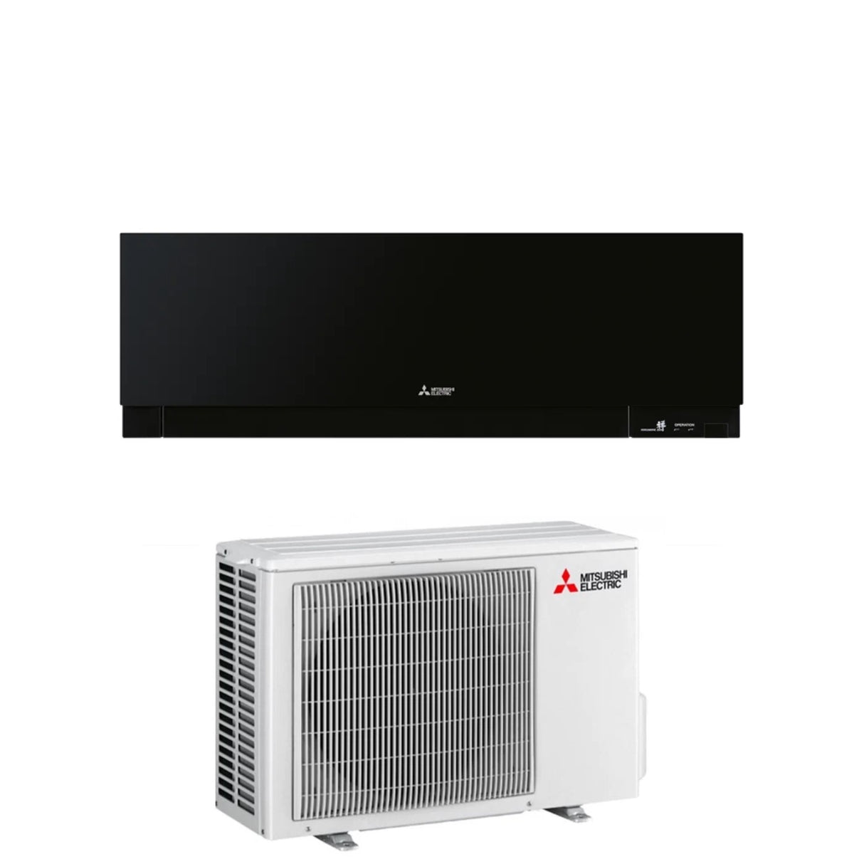 Climatizzatore Condizionatore Mitsubishi Electric Inverter serie KIRIGAMINE ZEN BLACK 12000 Btu MSZ-EF35VGKB R-32 Wi-Fi Integrato