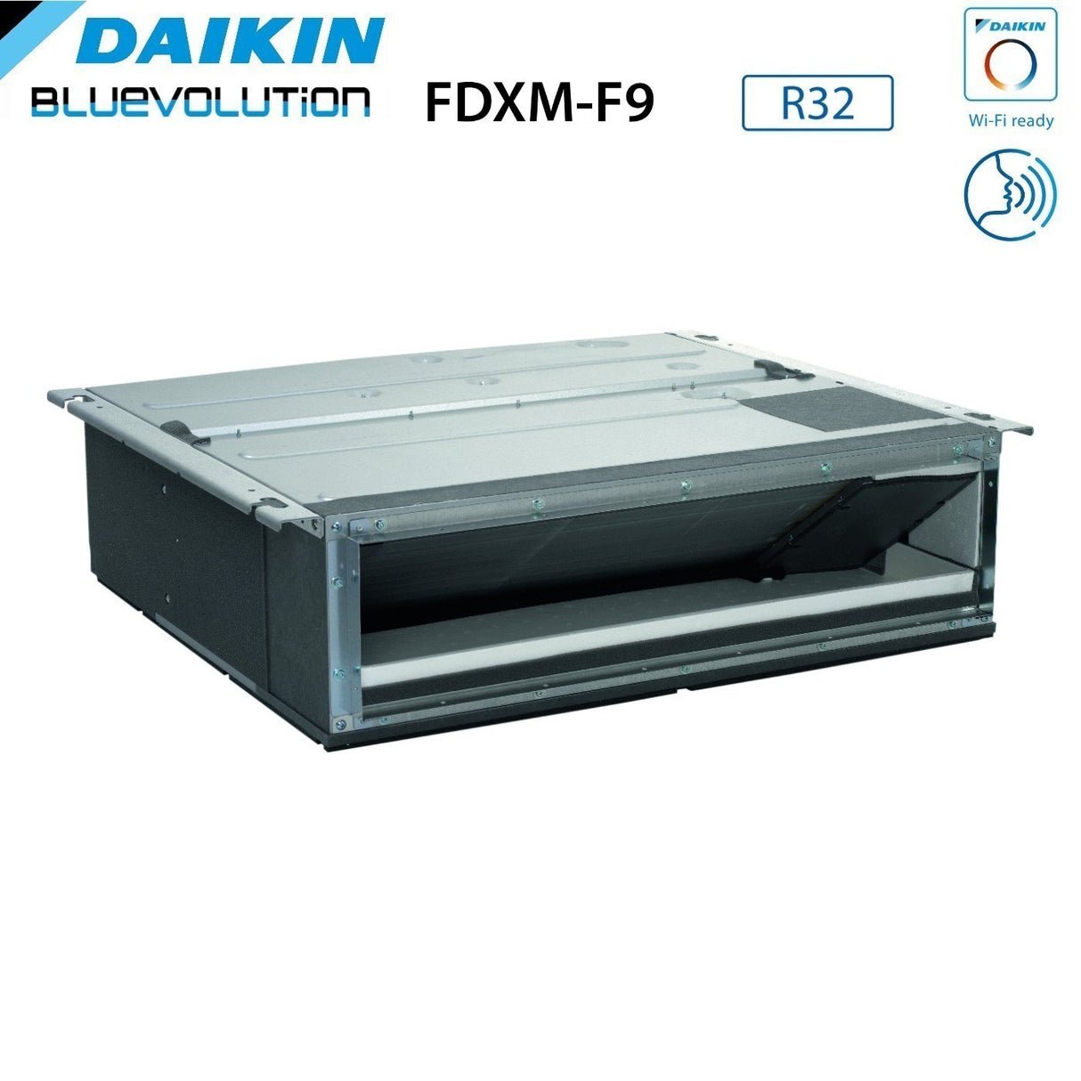 Ducted indoor unit Ultra-flat Daikin Bluevolution 12000 Btu FDXM35F3/F9 R-32 Wi-Fi Optional