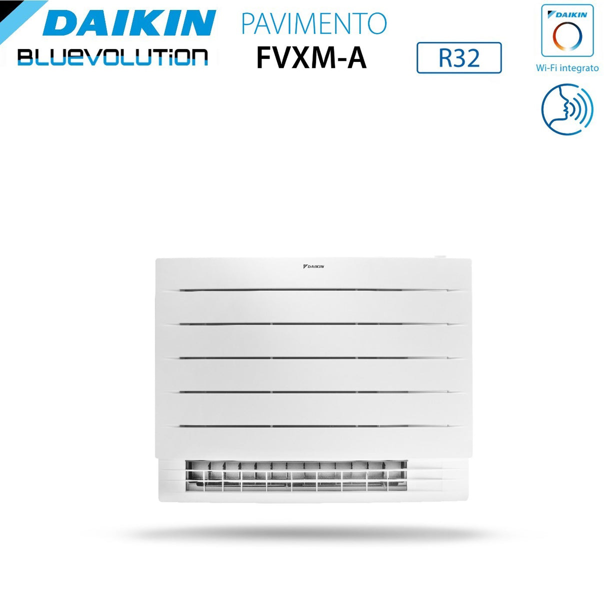 Unità Interna Daikin Bluevolution Perfera a Pavimento 18000 Btu FVXM50A R-32 Wi-Fi Integrato Telecomando a Infrarossi Incluso