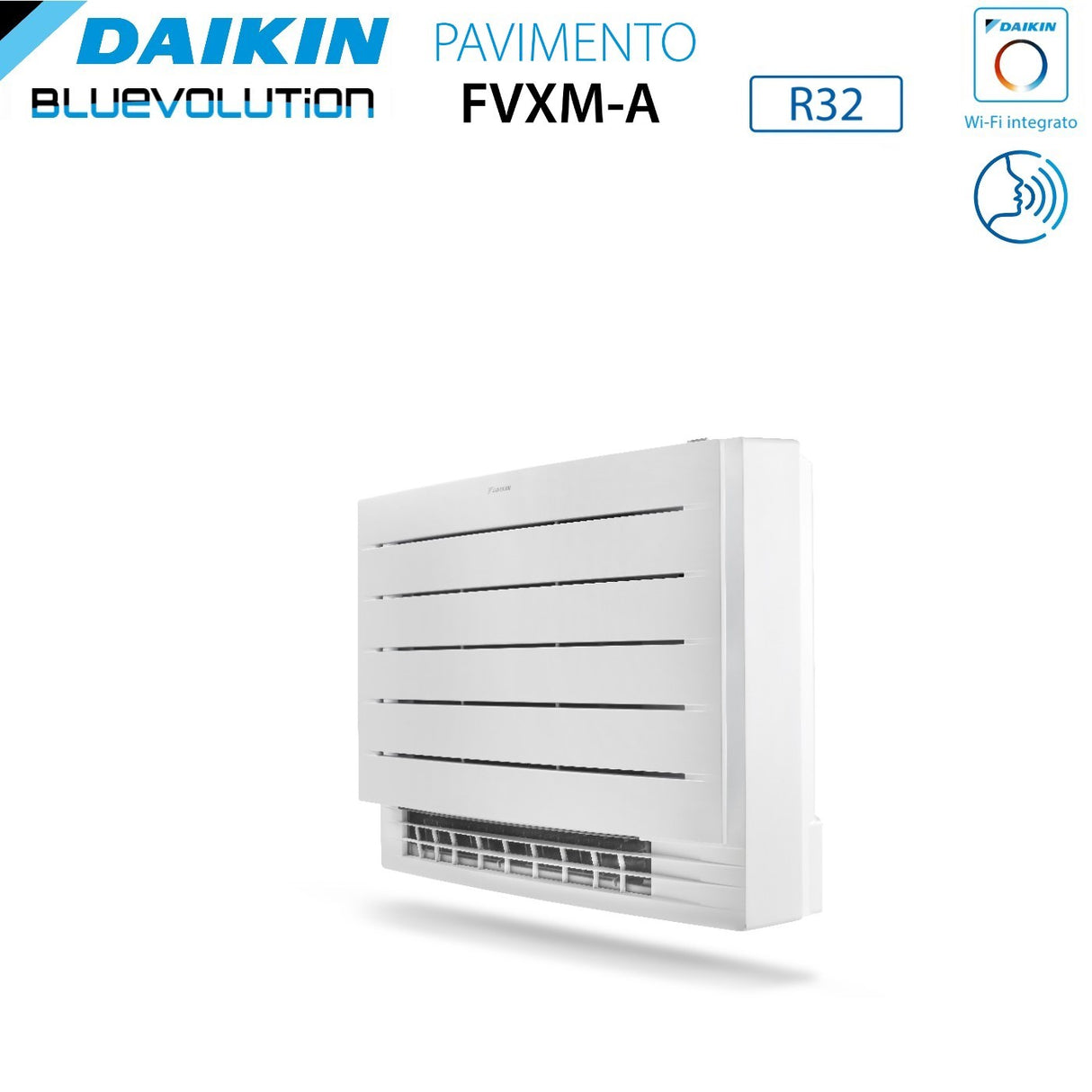 Unità Interna Daikin Bluevolution Perfera a Pavimento 18000 Btu FVXM50A R-32 Wi-Fi Integrato Telecomando a Infrarossi Incluso