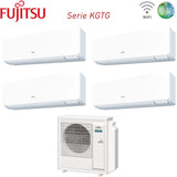 climatizzatore condizionatore fujitsu quadri split inverter serie kg 7_9_12_14 con aoyg30kbta4 r 32 wi fi integrato 7000_9000_12000_14000