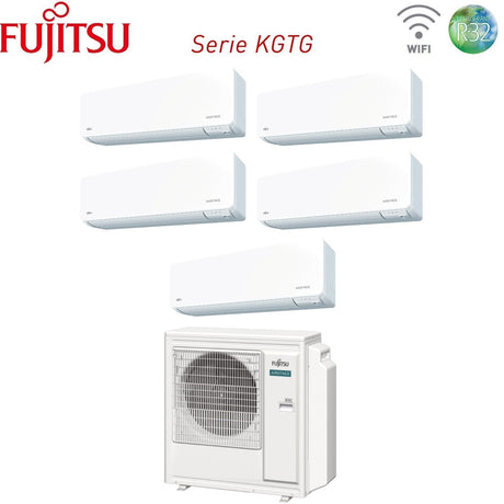 climatizzatore condizionatore fujitsu penta split inverter serie kg 9_9_9_9_14 con aoyg36kbta5 r 32 wi fi integrato 9000_9000_9000_9000_14000