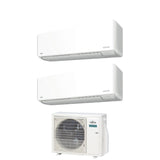 climatizzatore condizionatore fujitsu dual split inverter serie km 7_7 con aoyg14kbta2 r 32 wi fi integrato 7000_7000