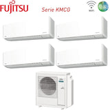 climatizzatore condizionatore fujitsu quadri split inverter serie km 9_9_14_14 con aoyg30kbta4 r 32 wi fi integrato 9000_9000_14000_14000
