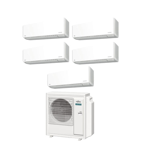 climatizzatore condizionatore fujitsu penta split inverter serie km 9_9_9_9_9 con aoyg36kbta5 r 32 wi fi integrato 9000_9000_9000_9000_9000