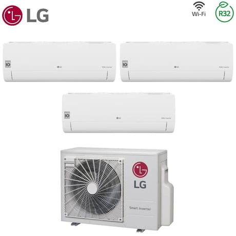 Climatizzatore Condizionatore LG Trial Split Inverter serie LIBERO SMART 9+9+12 con MU3R21 R-32 Wi-Fi Integrato 9000+9000+12000