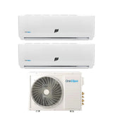 oneclima climatizzatore condizionatore oneclima dual split inverter serie pro 1218 con mlt27x3y24 r 32 wi fi optional 1200018000