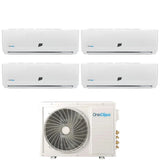 oneclima condizionatore oneclima quadri split inverter serie pro 9121212 con mlt42x5y24 r 32 wi fi optional 9000120001200012000