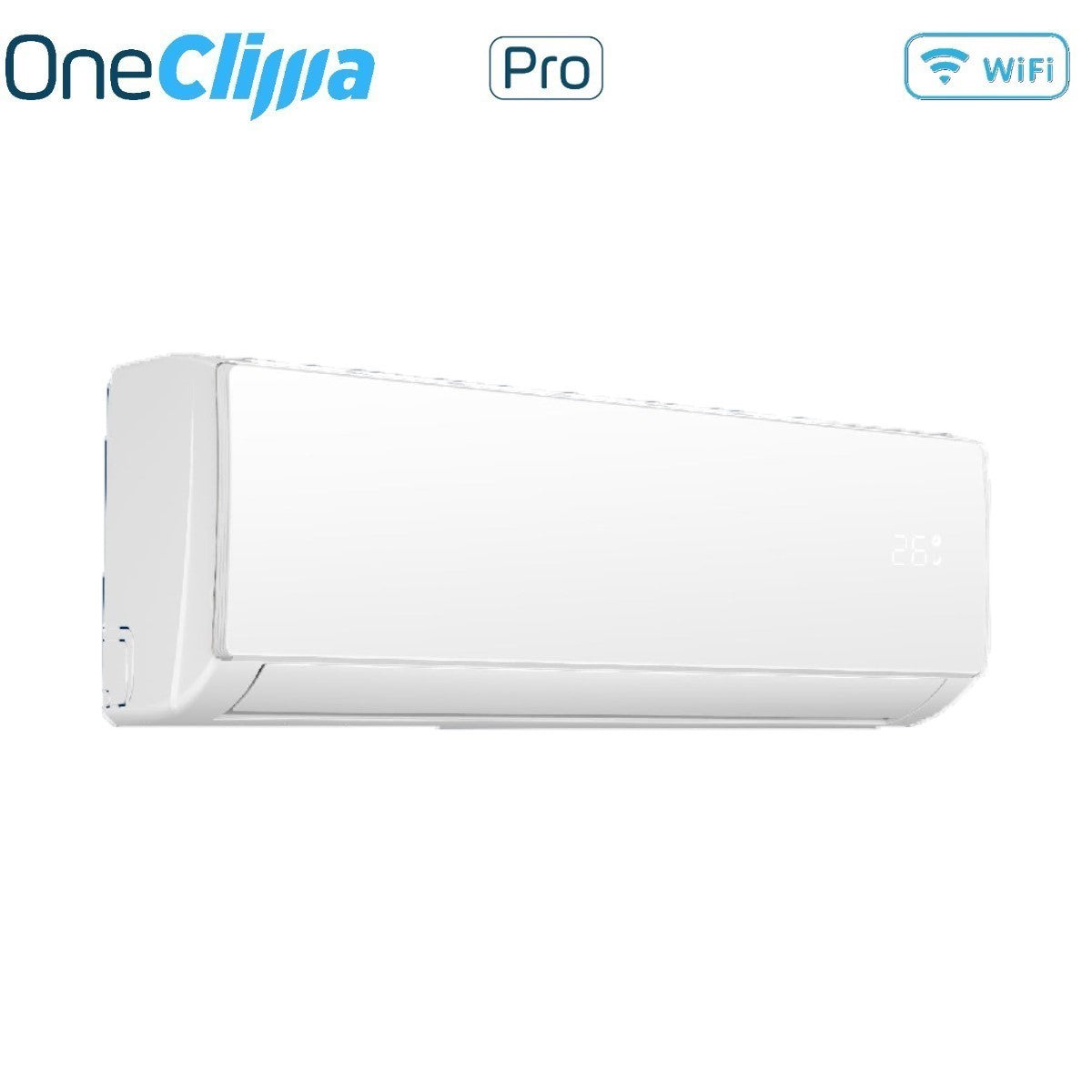 oneclima climatizzatore condizionatore oneclima dual split inverter serie pro 1218 con mlt27x3y24 r 32 wi fi optional 1200018000