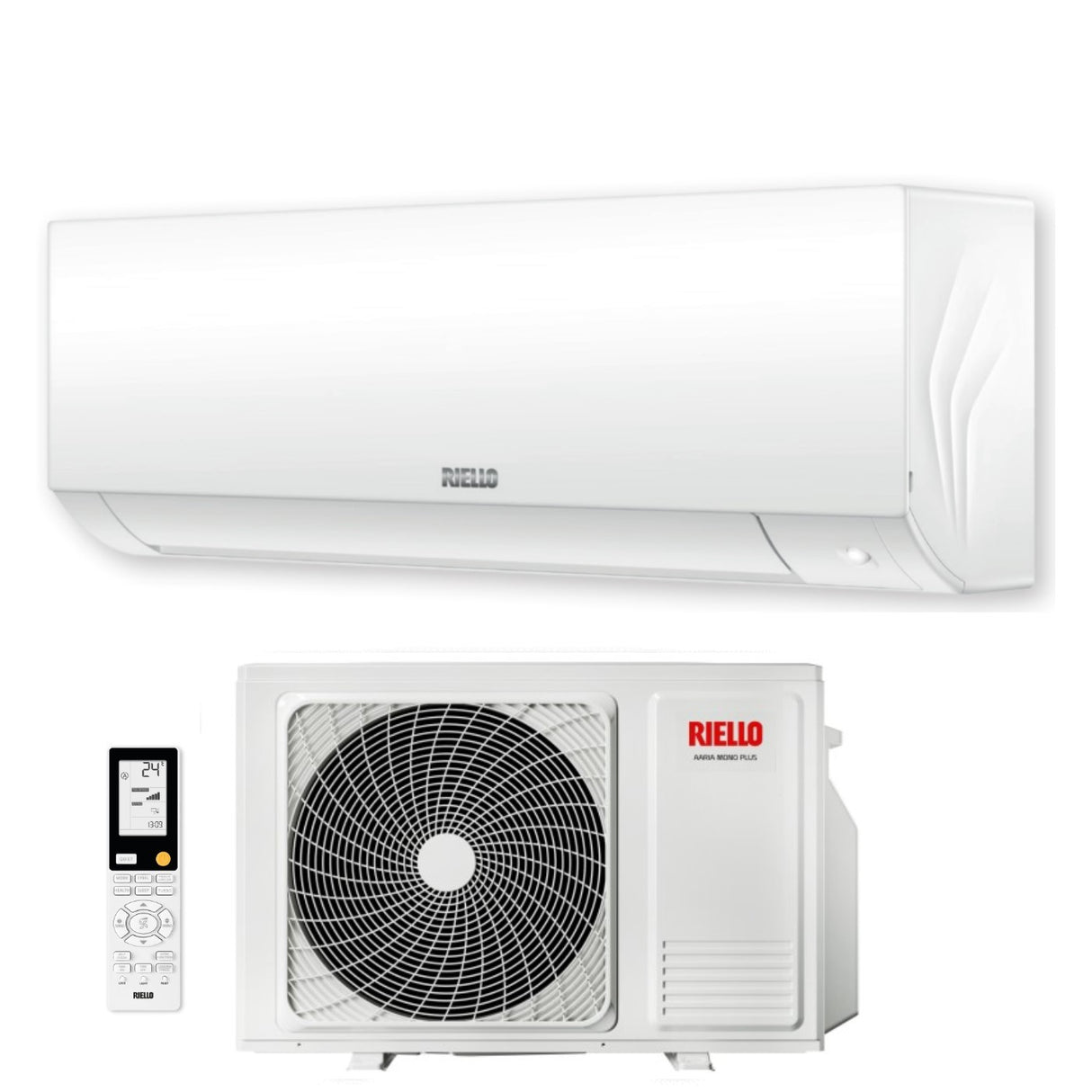 RIELLO INVERTER AIR CONDITIONER AARIA MONO PLUS series 9000 BTU AMW25 PLUS R32 Wi-Fi OPTIONAL