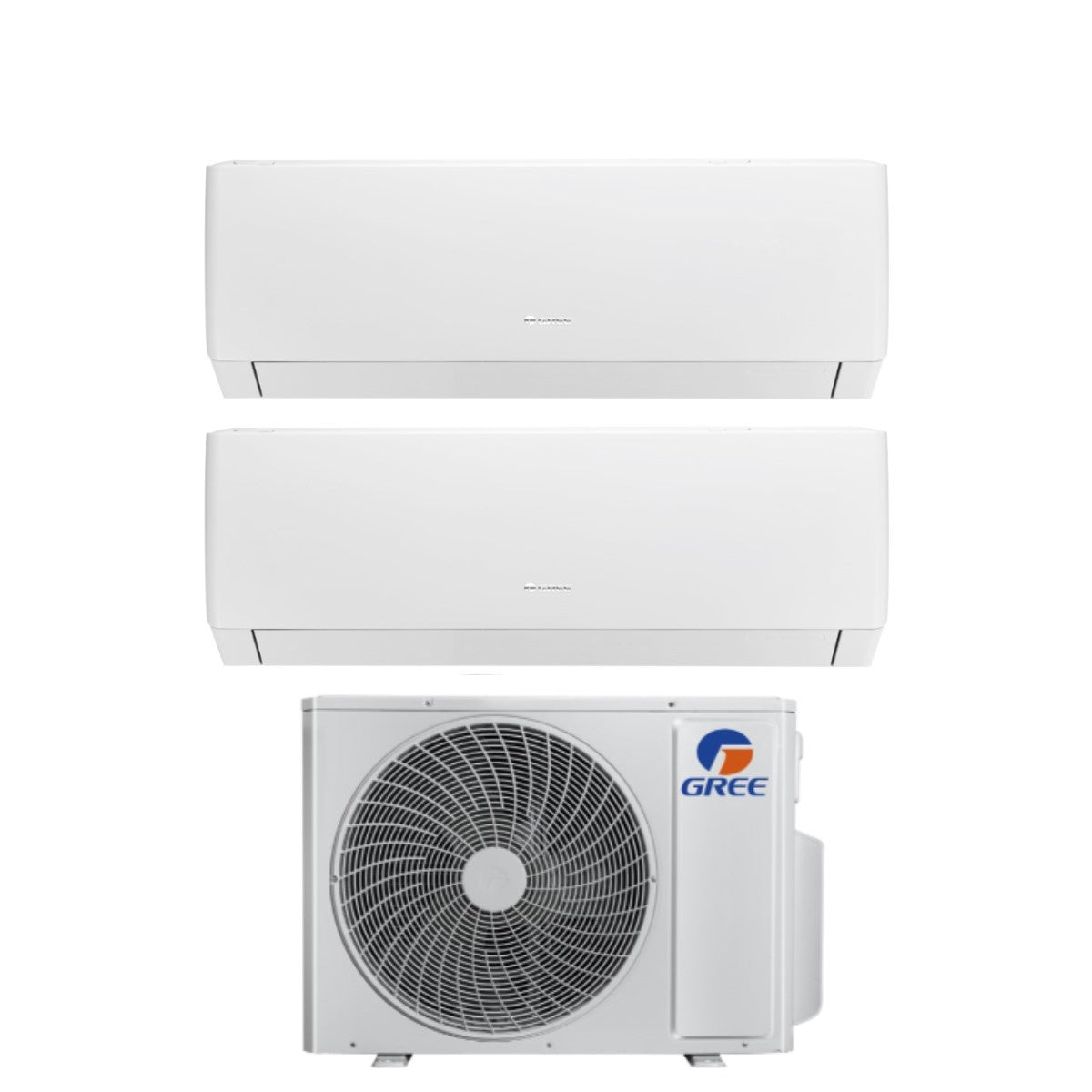 gree condizionatore gree dual split inverter serie pular 1200018000 con gwhd24 r 32 wi fi integrato