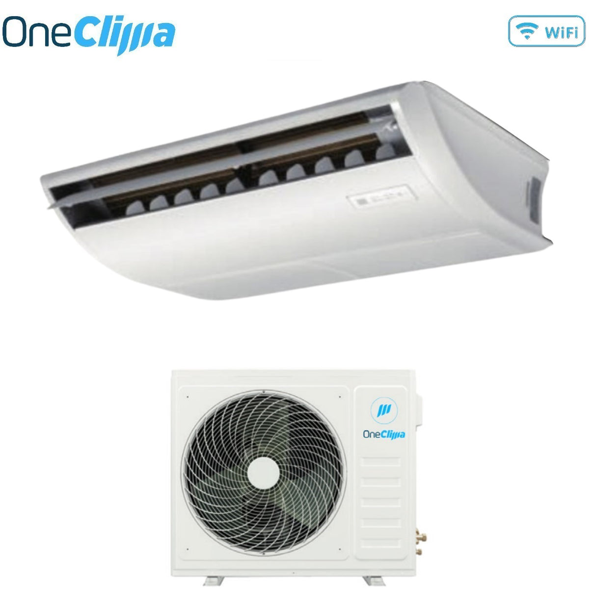 Climatizzatore Condizionatore OneClima Inverter Soffitto/Pavimento 18000 Btu AIR-18 PVM/SFT-M R-32 Wi-Fi Optional con Telecomando di serie Incluso