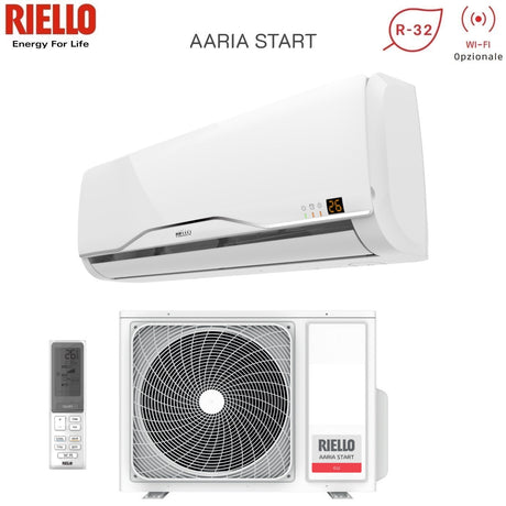 Riello Inverter Air Conditioning Series Aaria Start 9000 Btu AMW25ST R-32 class A++ Wi-Fi Optional