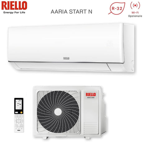 Climatizzatore Condizionatore Riello Inverter serie AARIA START N 9000 Btu AMW 25 ST N R-32 Wi-Fi Optional 20211070