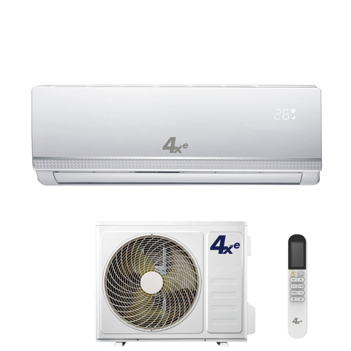 Climatizzatore Condizionatore 4Xe Inverter serie WINTER 24000 Btu R-32 Wi-Fi Optional Alexa Google Home A++/A+