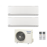 area occasioni climatizzatore condizionatore panasonic dual split inverter serie etherea white 9_12 con cu 2z41tbe r 32 wi fi integrato 9000_12000 bianco