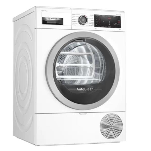 asciugatrice a pompa di calore 8 kg bosch wtx87mh8it classe a+++ a84 2xl59 8xp59 9 autoclean smartdry smart home