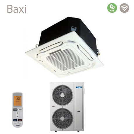 baxi condizionatore baxi a cassetta 4 vie 60000 btu r 32 wi fi optional