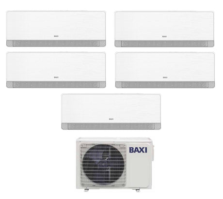 baxi condizionatore penta split baxi sidera 99121212 con lsgt125 5m r 32 wi fi integrato