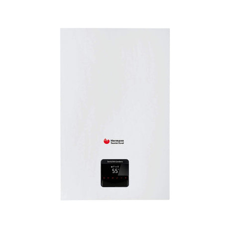 caldaia a gas hermann saunier duval thematek condens 24 as 1 kw metano o gpl completa di kit fumi novita