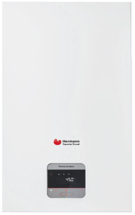 caldaia hermann saunier duval thema condens 30 kw a condensazione completa di kit fumi low nox metano