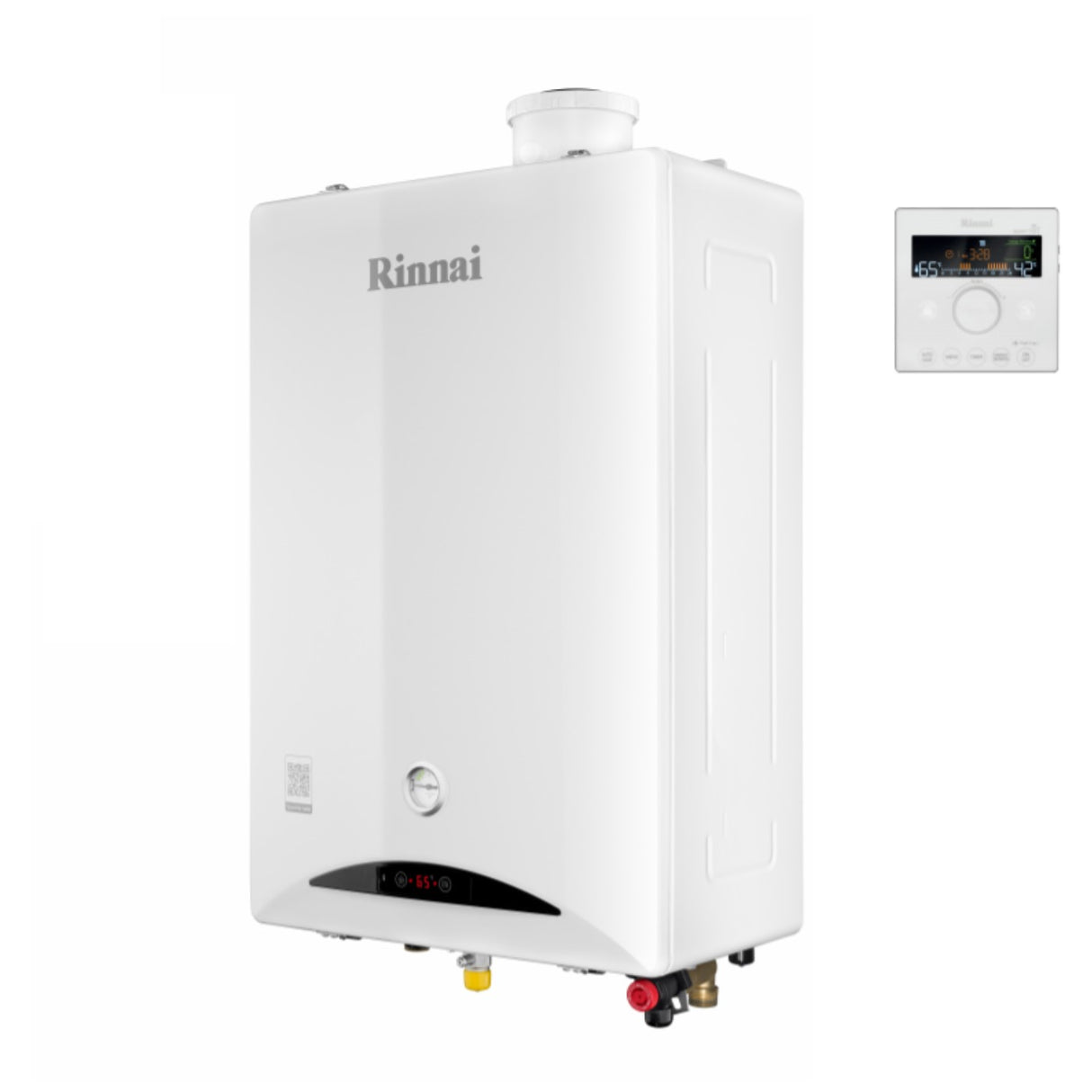 caldaia rinnai a condensazione zen 24 kw low nox wi fi integrato neutralizzatore condensa integrato cod. reb kbi2424ff lpg gpl completa di kit fumi 10191