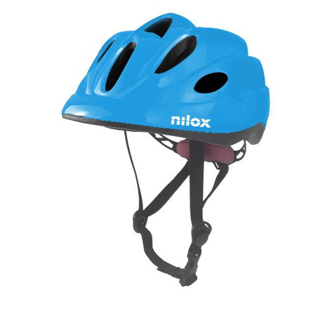 casco bambino nilox con luce led nxhelmetkidblue 38215