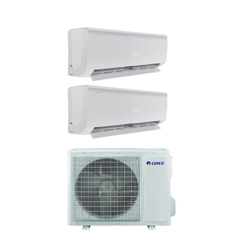 climatizzatore condizionatore gree dual split inverter serie bora plus 9_9 con gwhd 14 nk6oo r 32 wi fi optional 9000_9000