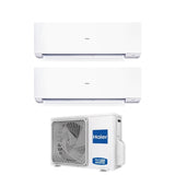 climatizzatore condizionatore haier dual split inverter serie expert 7_15 con 2u50s2sm1fa 3 r 32 wi fi integrato 7000_15000
