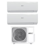 climatizzatore condizionatore hec by haier dual split inverter serie tide 9_12 con h2su 18tk r 32 9000_12000 new 2018