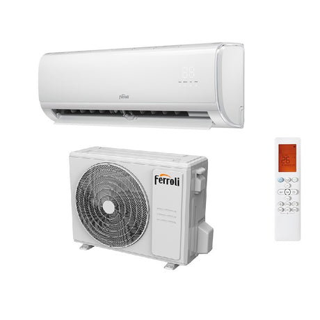 climatizzatore condizionatore inverter ferroli giada s 24000 btu wi fi integrato alexa e google home novita