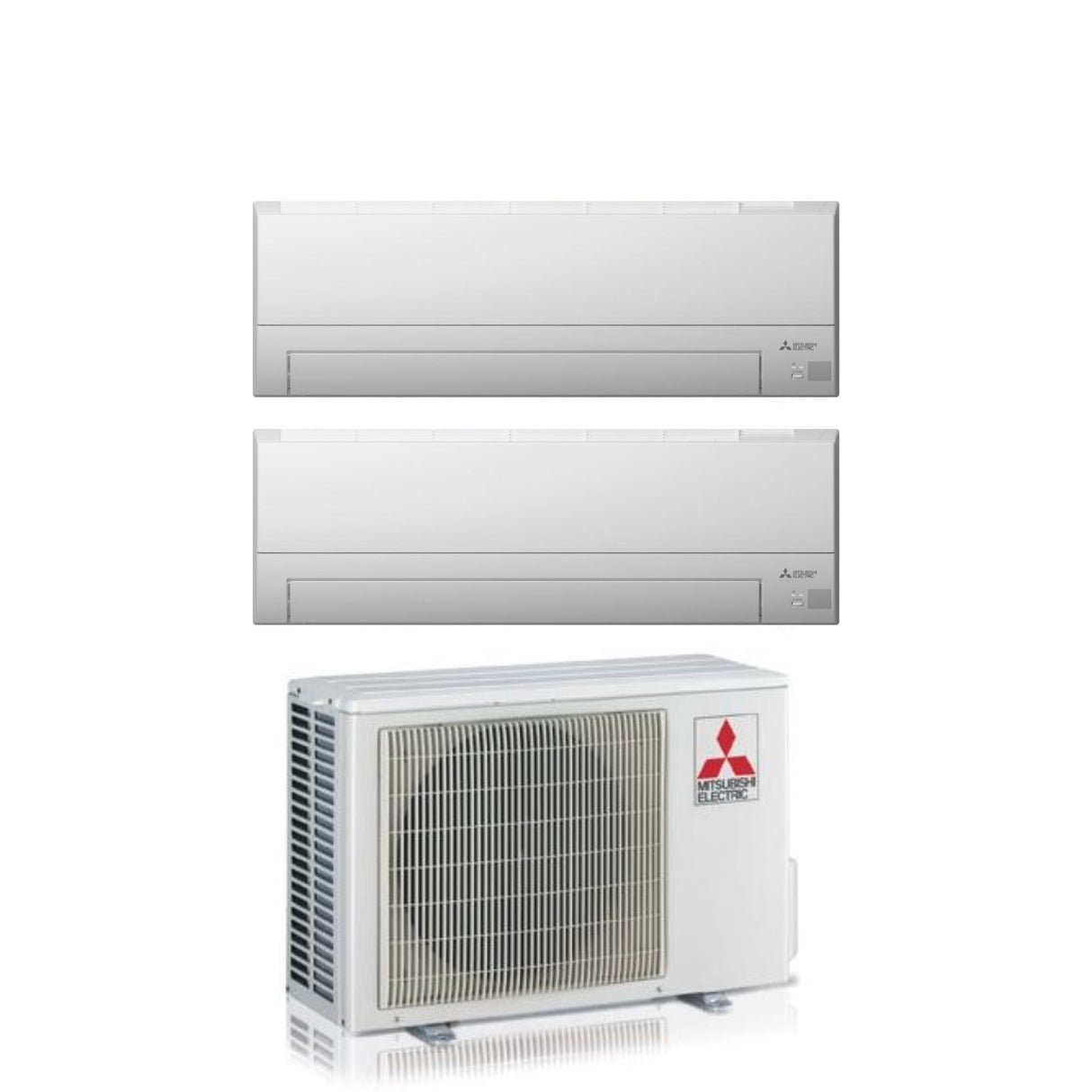 climatizzatore condizionatore mitsubishi electric dual split inverter serie msz bt 7+7 con mxz 2f33vf r 32 wi fi optional 7000+7000