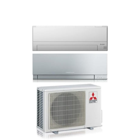 climatizzatore condizionatore mitsubishi electric dual split inverter seriemsz bt 9000 _ kirigamine zen silver 12000 con mxz 2f42vf r 32 wi fi integrato colore argento 9000_12000