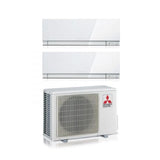 climatizzatore condizionatore mitsubishi electric dualsplit serie kirigamine zen ef 7_9 white bianco con 2f42vf2 3 gasr 32 wi fi integrato 7000_9000 novita