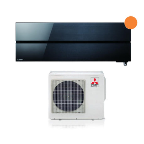 climatizzatore condizionatore mitsubishi electric inverter kirigamine style 9000 btu msz ln25vgb onyx black wi fi r 32 new 2018