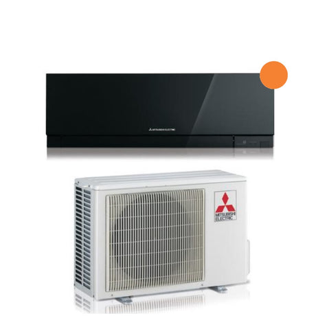 climatizzatore condizionatore mitsubishi electric inverter kirigamine zen r 32 black 9000 btu msz ef25vgkb nero wi fi integrato novita 9053