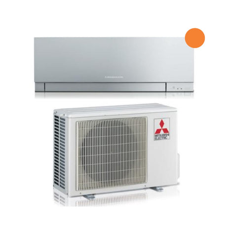 climatizzatore condizionatore mitsubishi electric inverter kirigamine zen r 32 silver 9000 btu msz ef25vgks argento wi fi integrato novita