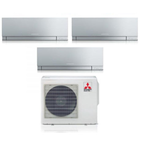 climatizzatore condizionatore mitsubishi electric trial split inverter serie kirigamine zen silver msz ef 7_7_12 con mxz 3f68vf r 32 wi fi integrato colore argento 7000_7000_12000