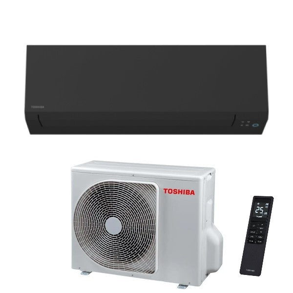 climatizzatore condizionatore toshiba inverter serie shorai edge 7000 btu black a___ a___ wi fi integrato smart voice ras 07j2avsg e1 ras b07g3kvsgb e novita