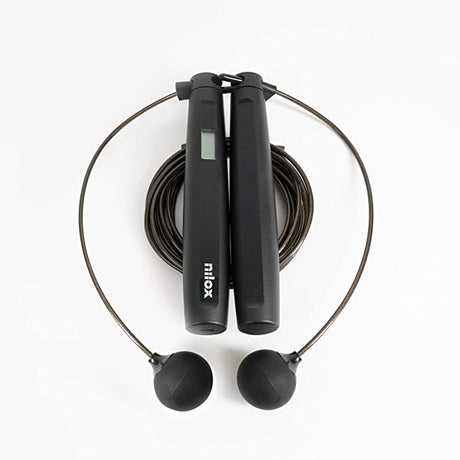 corda per saltare smart e wireless nilox nxsmartrope smart rope schermo lcd 38218