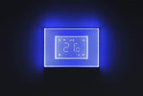 cronotermostato smart beghelli dom e con display touch e placca luminosa wi fi