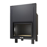 ctm termocamino a legna ctm basic eco s1 24 kw per produzione acs con scambiatore full link e scomparsa verticale