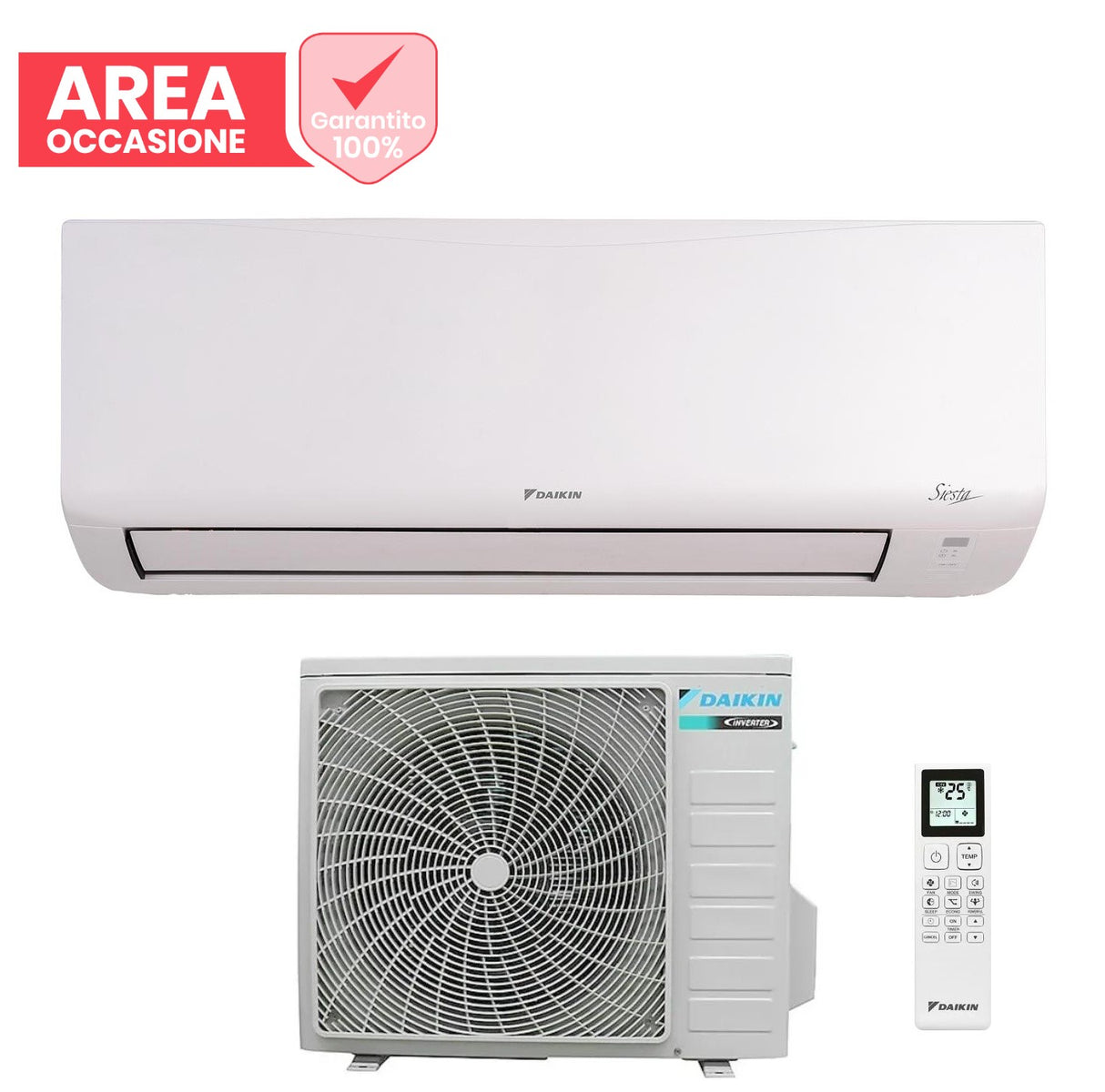 daikin area occasioni 2316 climatizzatore condizionatore daikin inverter serie siesta atxc d 18000 btu atxc50d arxc50d r 32 wi fi optional